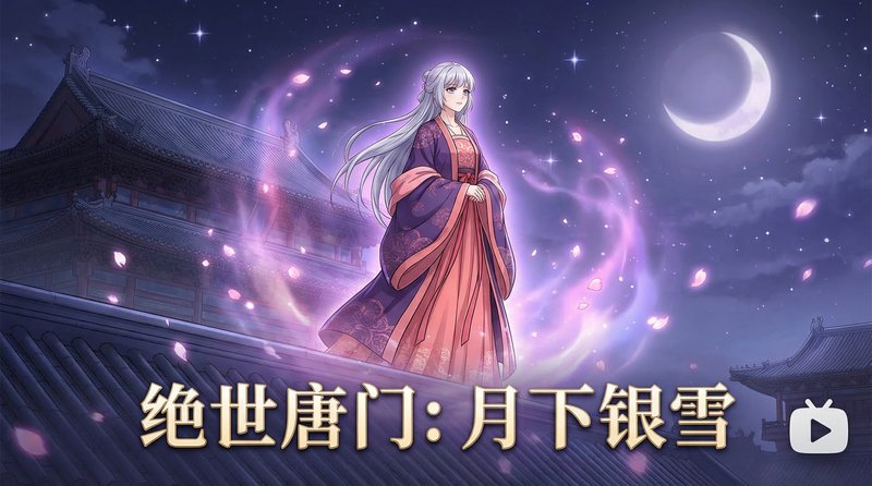 糖心vlog视频-月下银雪古风短片